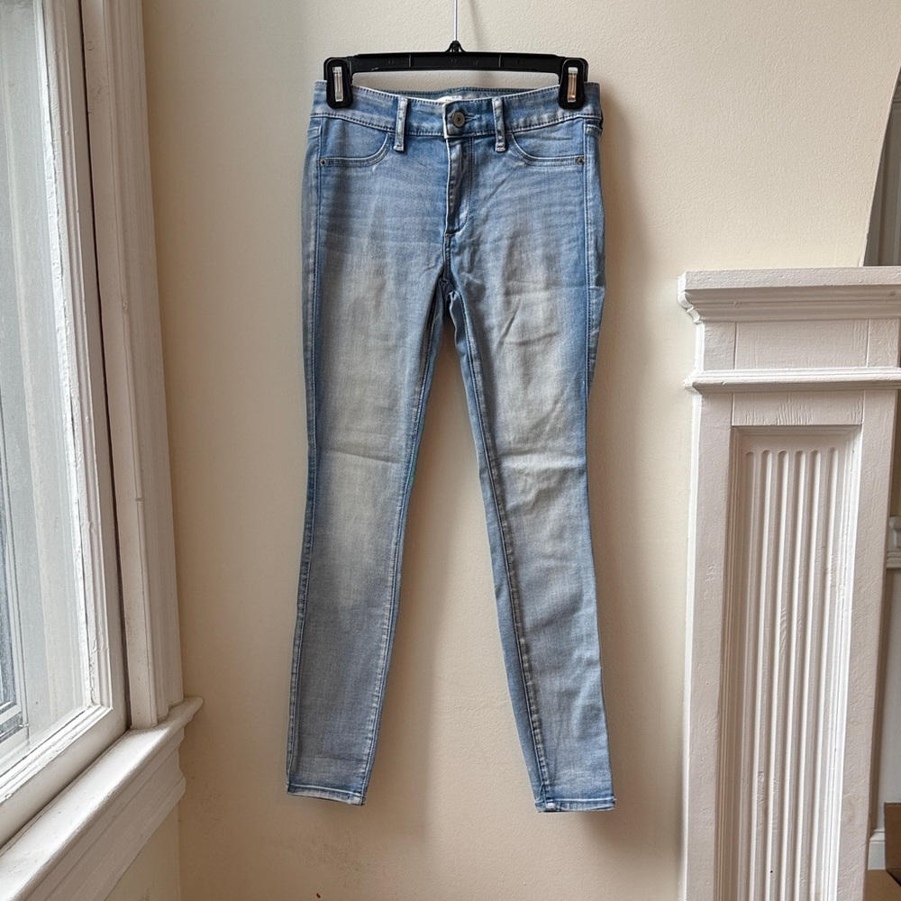 Abercrombie & Fitch Light Blue Skinny Jeans